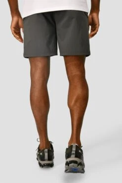 Ultra Woven Short - Cement Grey/Jet Grey -Sport Wear Daily Store ULTRA WOVENSHORT CEMENT GREY JET GREY back