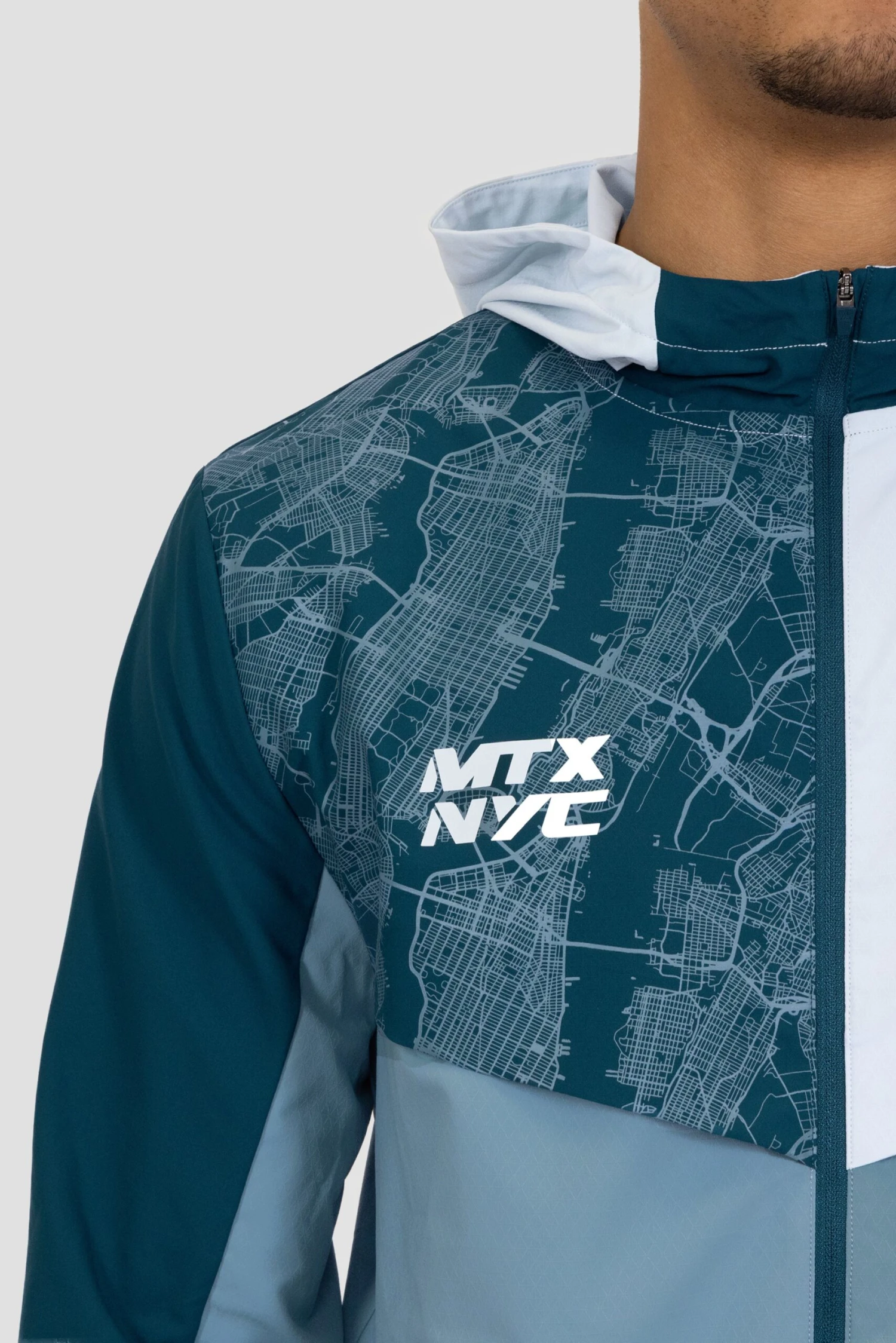 MTX Run City New York Jacket - Abyssal/Summer Mist/Slate Blue 7 MTX Run City New York Jacket - Abyssal/Summer Mist/Slate Blue - Image 5
