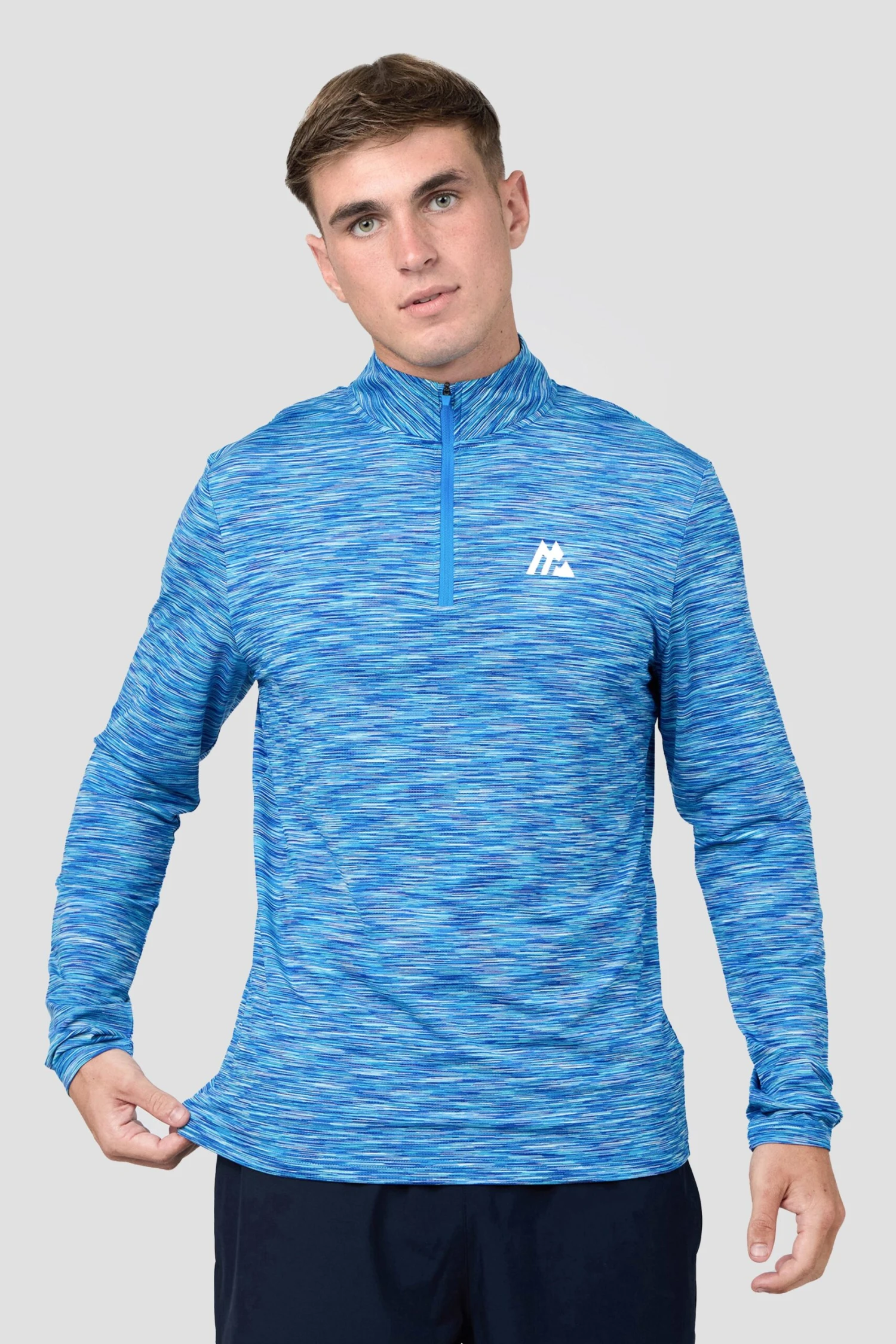 Trail 1/4 Zip - Royal Blue Multi 3 Trail 1/4 Zip - Royal Blue Multi