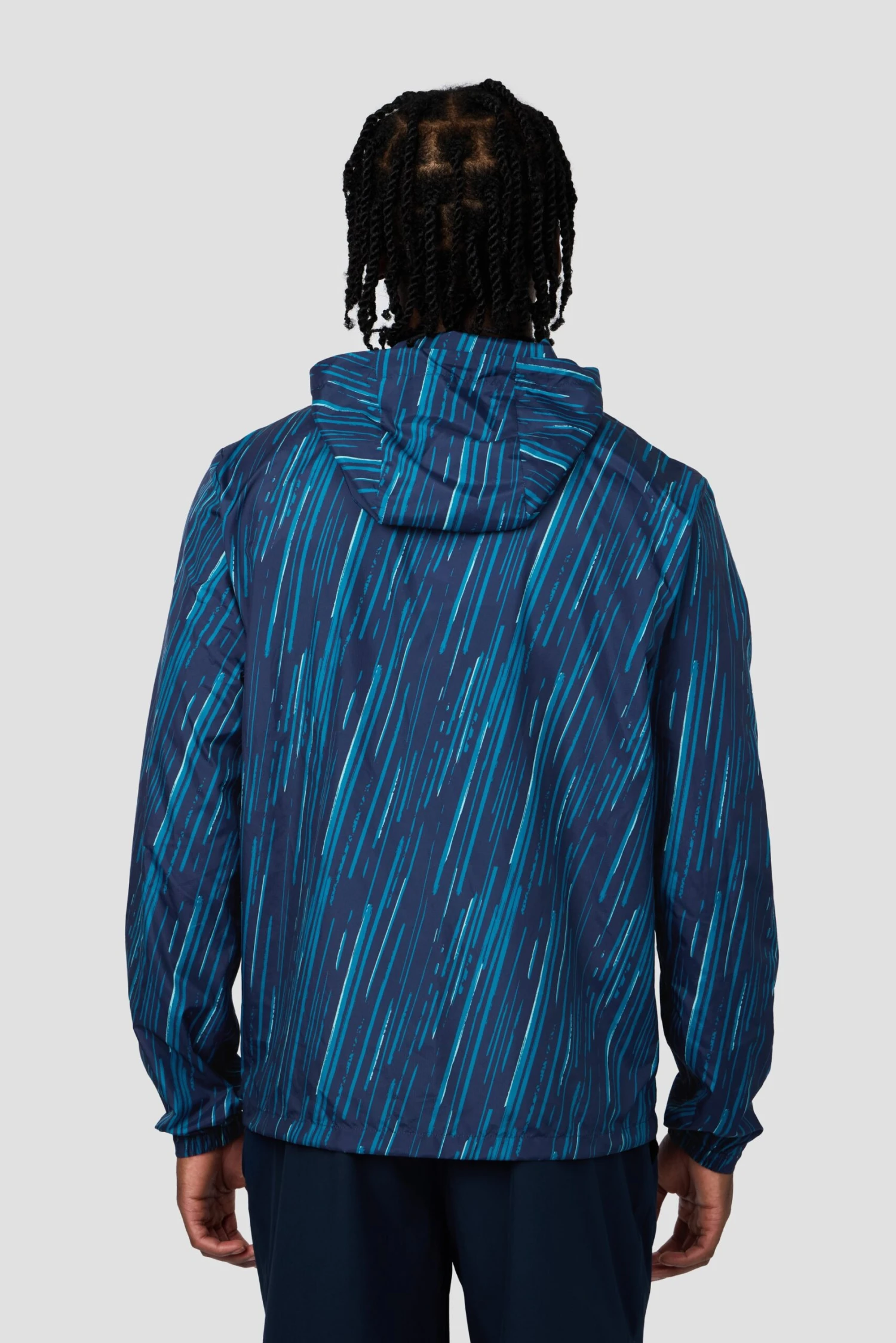 Vigour Print Windbreaker - Midnight Blue/Atlantic 4 Vigour Print Windbreaker - Midnight Blue/Atlantic - Image 2