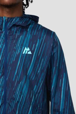 Vigour Print Windbreaker - Midnight Blue/Atlantic 13 Vigour Print Windbreaker - Midnight Blue/Atlantic -Sport Wear Daily Store VIGOUR BLUE 5