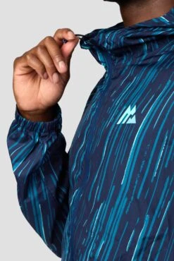 Vigour Print Windbreaker - Midnight Blue/Atlantic 15 Vigour Print Windbreaker - Midnight Blue/Atlantic -Sport Wear Daily Store VIGOUR BLUE 7