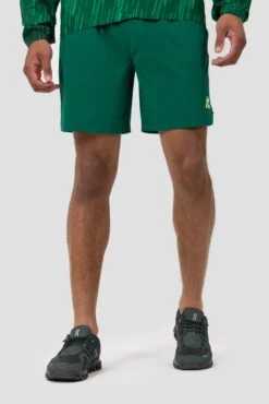 Vigour Print Short - Sherwood/Neon Green -Sport Wear Daily Store VIGOUR SHORT GREEN 3