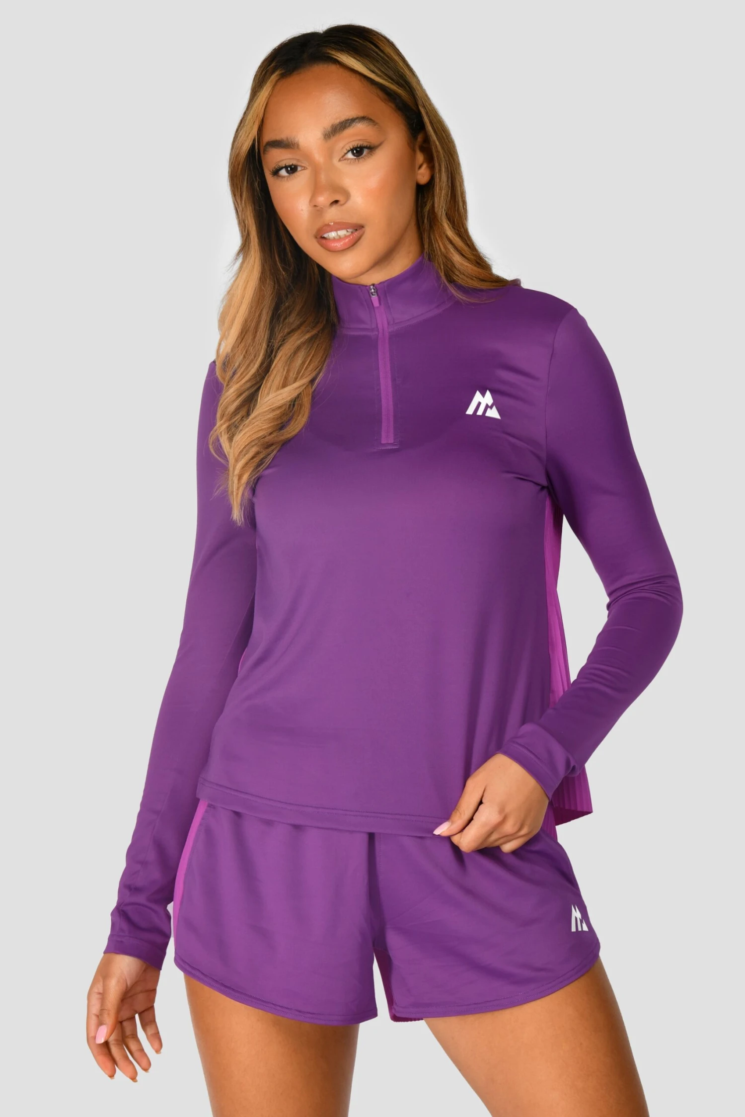 Women's Vital 1/4 Zip - Electric Purple 3 Women's Vital 1/4 Zip - Electric Purple