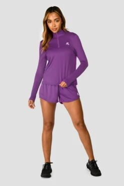 Women's Vital 1/4 Zip - Electric Purple 9 Women's Vital 1/4 Zip - Electric Purple -Sport Wear Daily Store VITAL 1 4 ZIP ELECTRIC PURPLE front