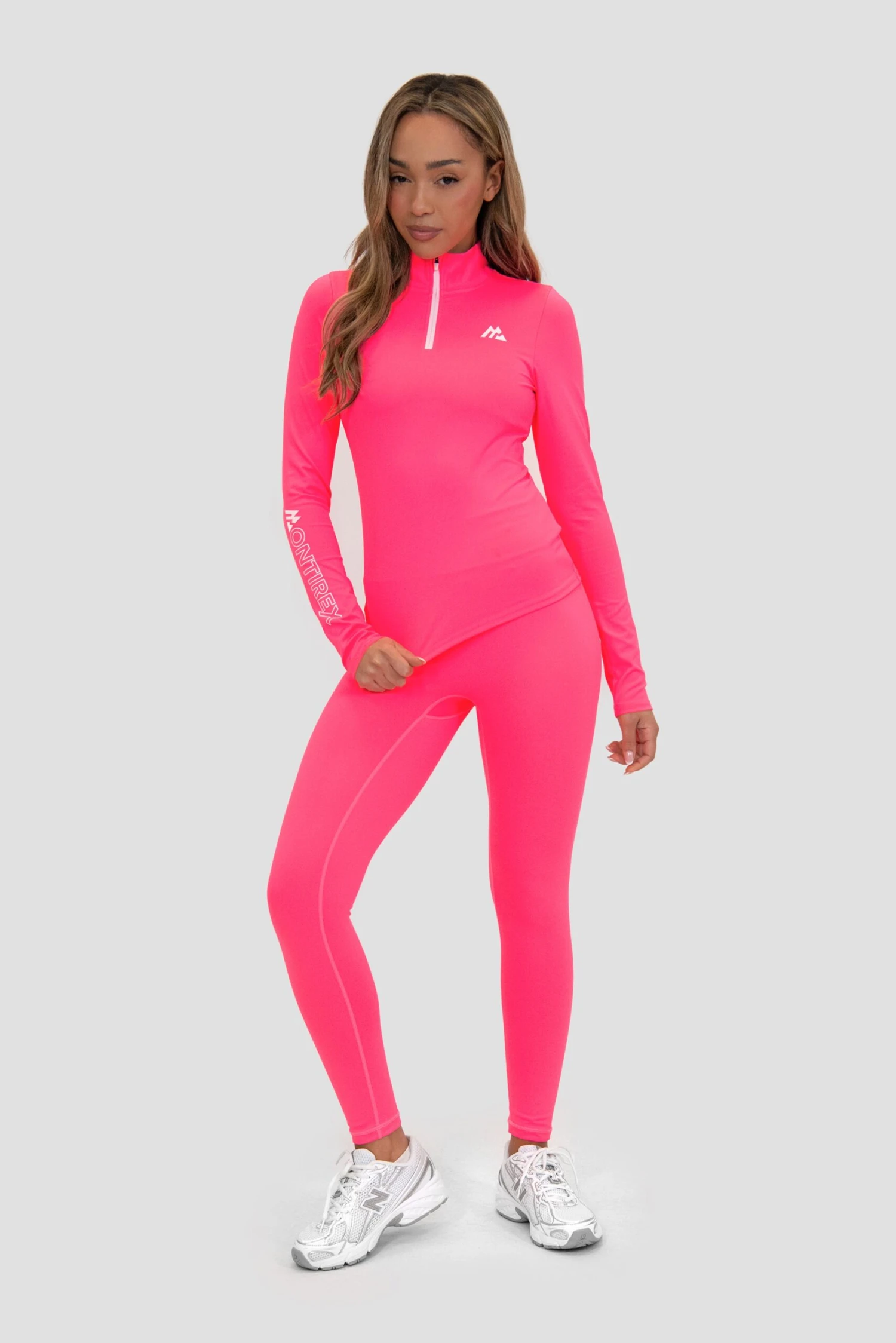 Limit 2.0 1/4 Zip - Neon Pink/Silk Pink 4 Limit 2.0 1/4 Zip - Neon Pink/Silk Pink - Image 2