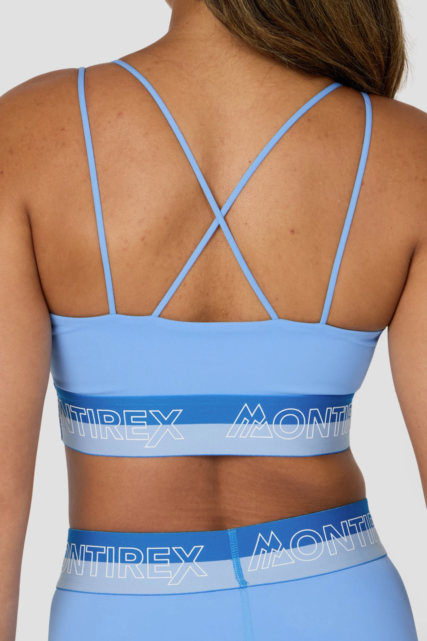 Icon Contrast 2.0 Bra - Powder Blue/Fira/Canal 7 Icon Contrast 2.0 Bra - Powder Blue/Fira/Canal - Image 5