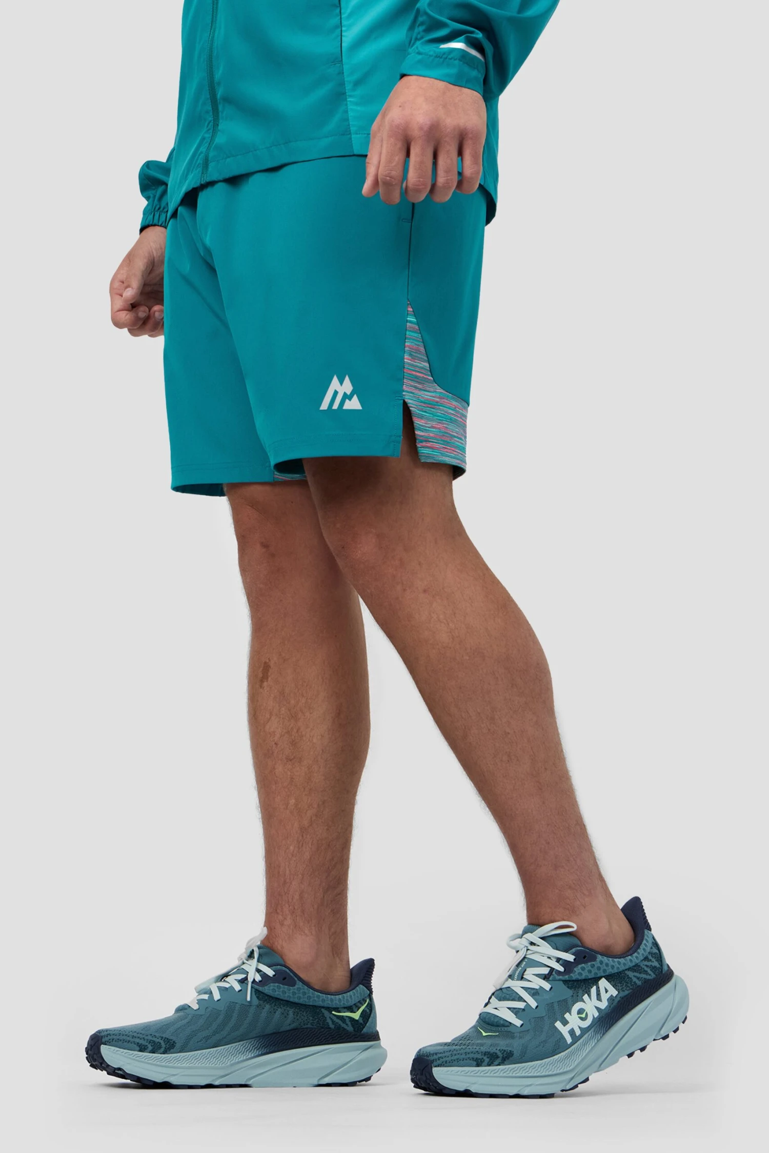 Trail Panel Short - Teal/Pink 3 Trail Panel Short - Teal/Pink