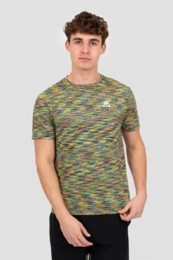 Trail T-Shirt - Blue/Pink/Yellow