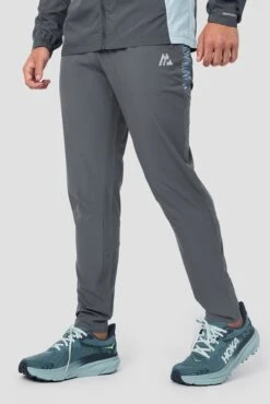 Trail Panel Running Pant - Grey/Blue/Navy