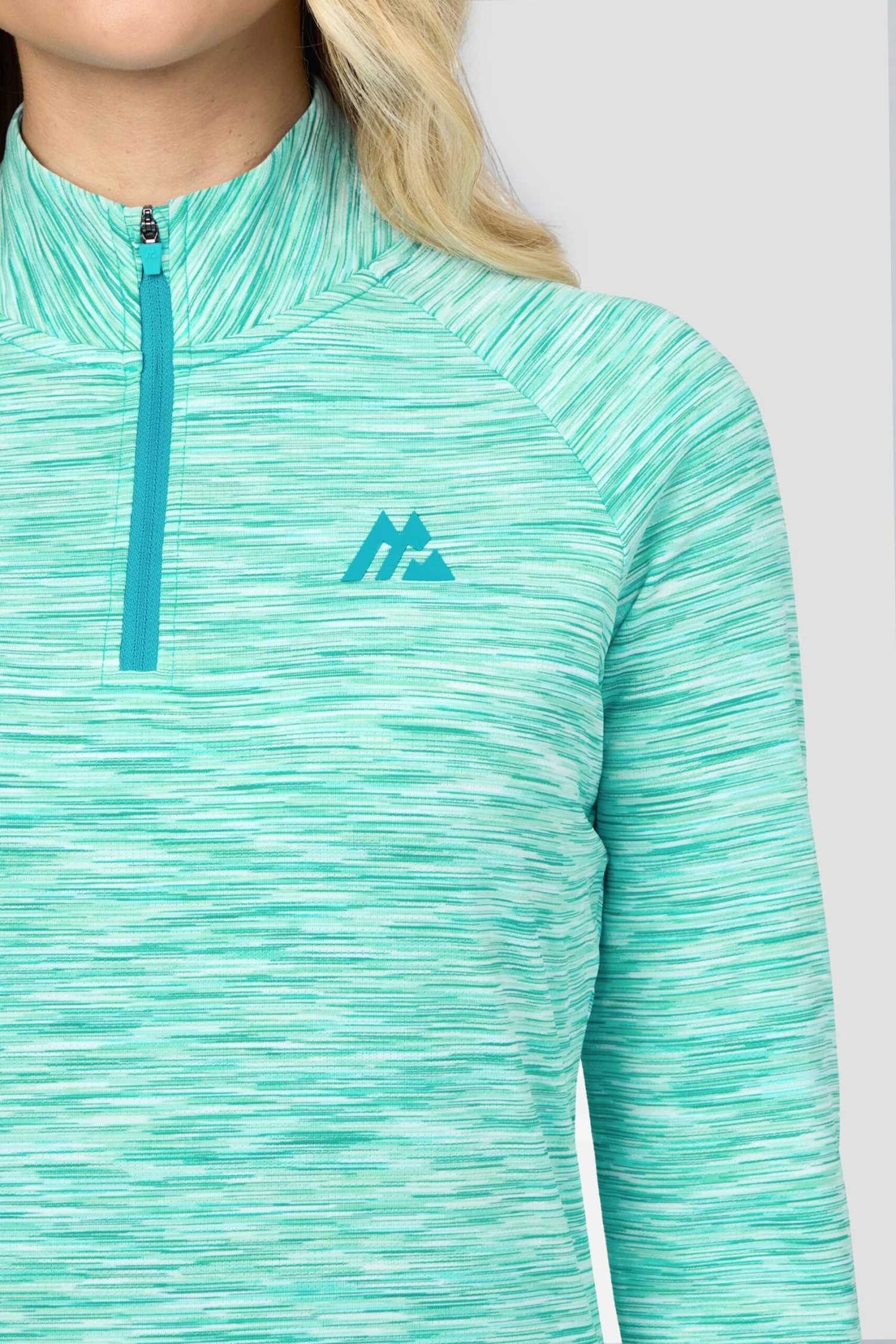Women's Trail 1/4 Zip - Turquoise Multi 6 Women's Trail 1/4 Zip - Turquoise Multi - Image 4