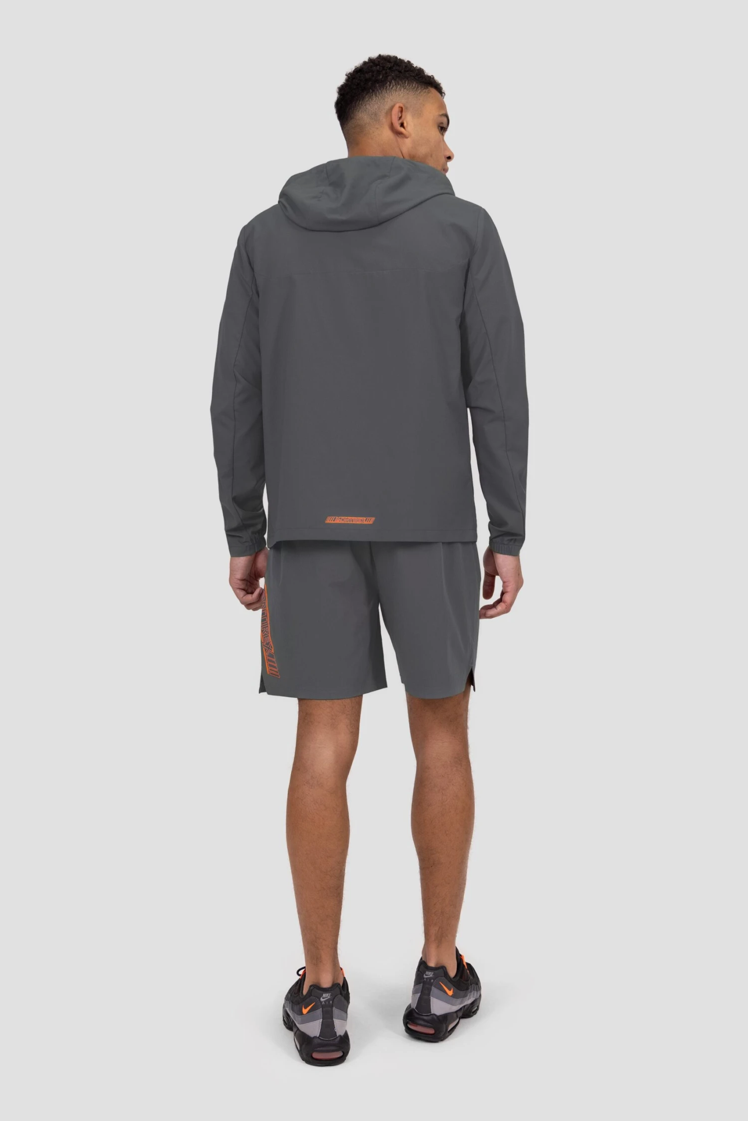 Beta Windbreaker - Slate Grey/Fiery Orange 6 Beta Windbreaker - Slate Grey/Fiery Orange - Image 4