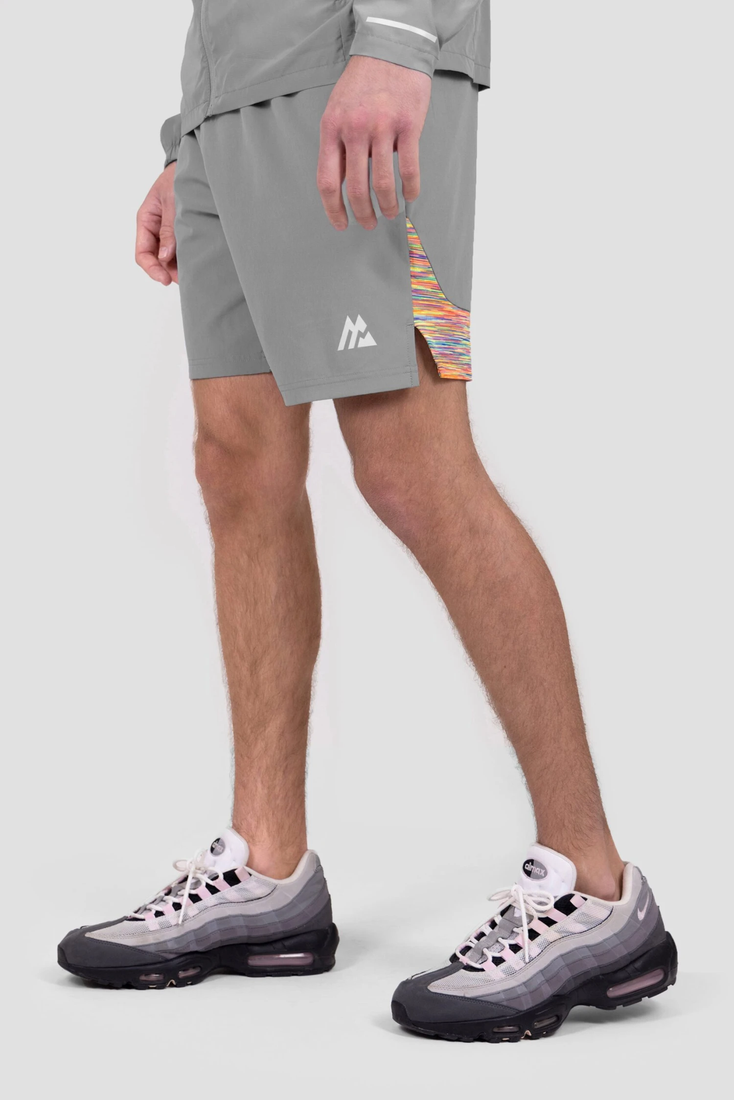 Trail Panel Short - Grey/Blue/Pink/Orange 3 Trail Panel Short - Grey/Blue/Pink/Orange