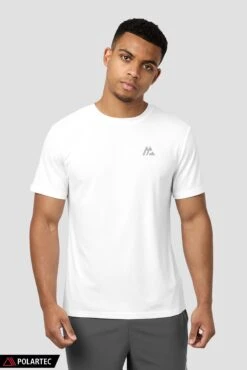 Peak Gridded Polartec® T-Shirt - White
