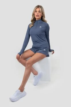 Breathe 1/4 Zip - Greyed Indigo -Sport Wear Daily Store gaXtTJKIqkIYQKW3YR wdjAHmVjxXU9YySevzyxBPF4