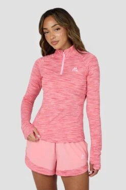 Women's Trail 1/4 Zip - Pink/Orange Multi
