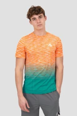 Vector Seamless T-Shirt - Orange/Teal