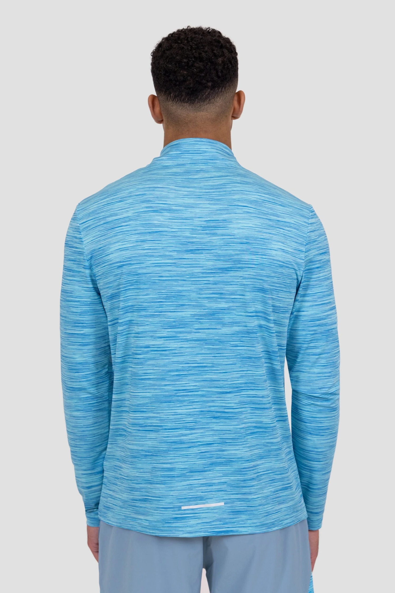 Trail 1/4 Zip - Neon Blue Multi 4 Trail 1/4 Zip - Neon Blue Multi - Image 2