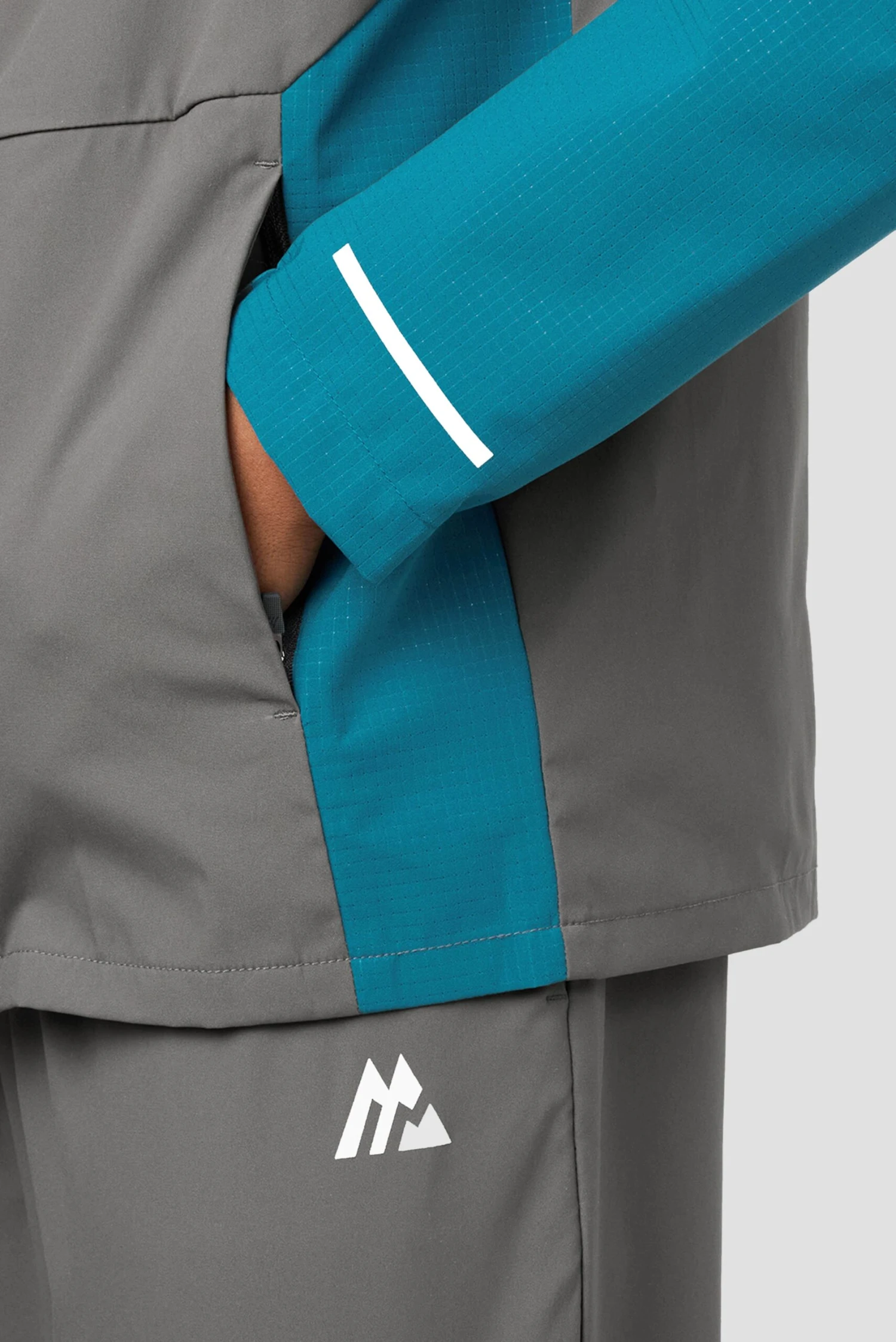 Boys Trek Tech Jacket - Duck Blue/Cement Grey 7 Boys Trek Tech Jacket - Duck Blue/Cement Grey - Image 5