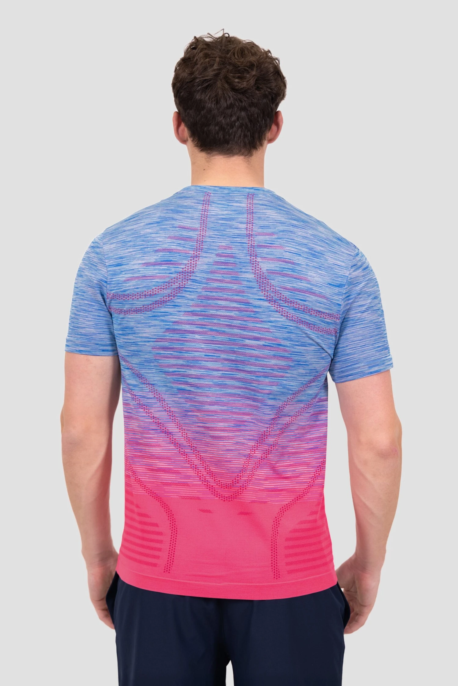 Vector Seamless T-Shirt - Blue/Pink 4 Vector Seamless T-Shirt - Blue/Pink - Image 2