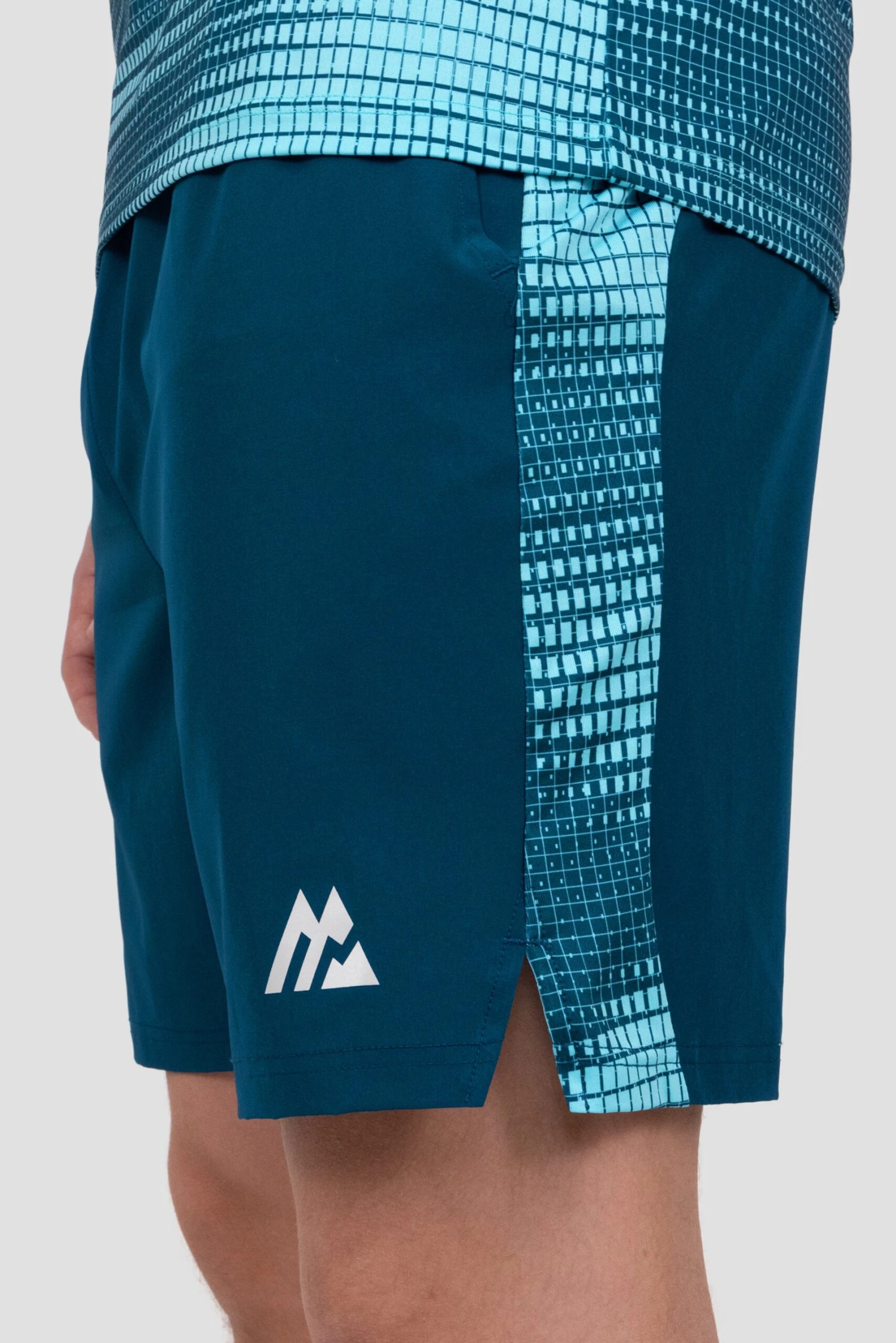 Peak Print Short - Abyssal/Neon Sky 9 Peak Print Short - Abyssal/Neon Sky - Image 7