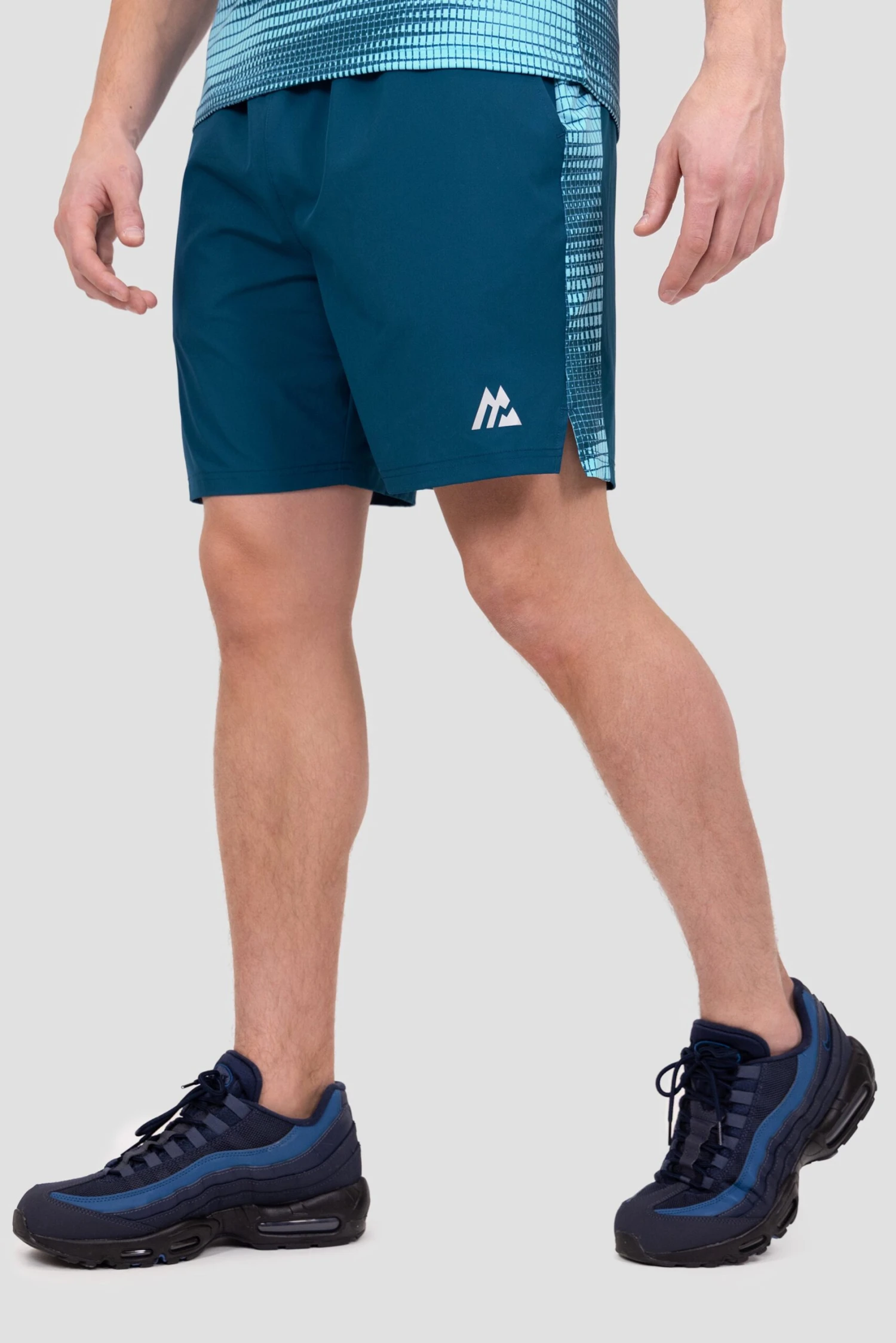 Peak Print Short - Abyssal/Neon Sky 3 Peak Print Short - Abyssal/Neon Sky